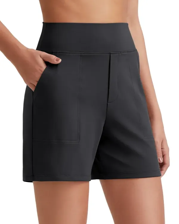 🔥Hot Sale💥-Women's High-Waisted Yoga Shorts🔥12-Pack- Only $32