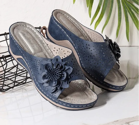 Leather Soft Footbed Orthopedic Arch-Support Shoes