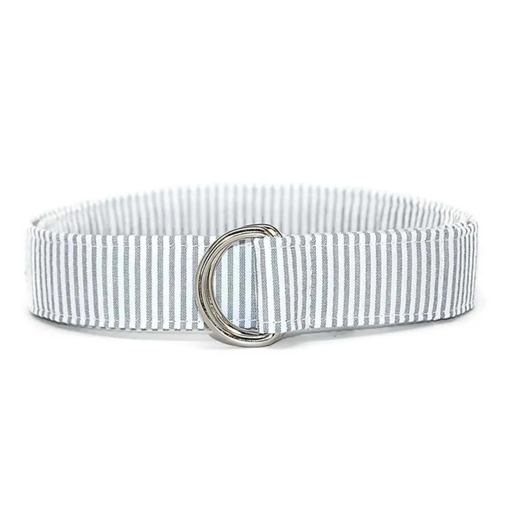 Seersucker Stripe Cotton Belt