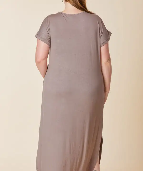 Bamboo Maxi Dress Curvy Size