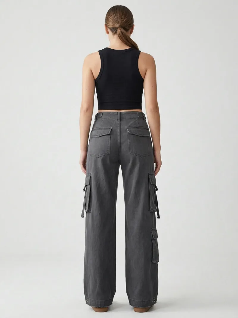 Signature Utility Style Multi Pocket Utility Look Women's Multi Pocket Cargo Pants