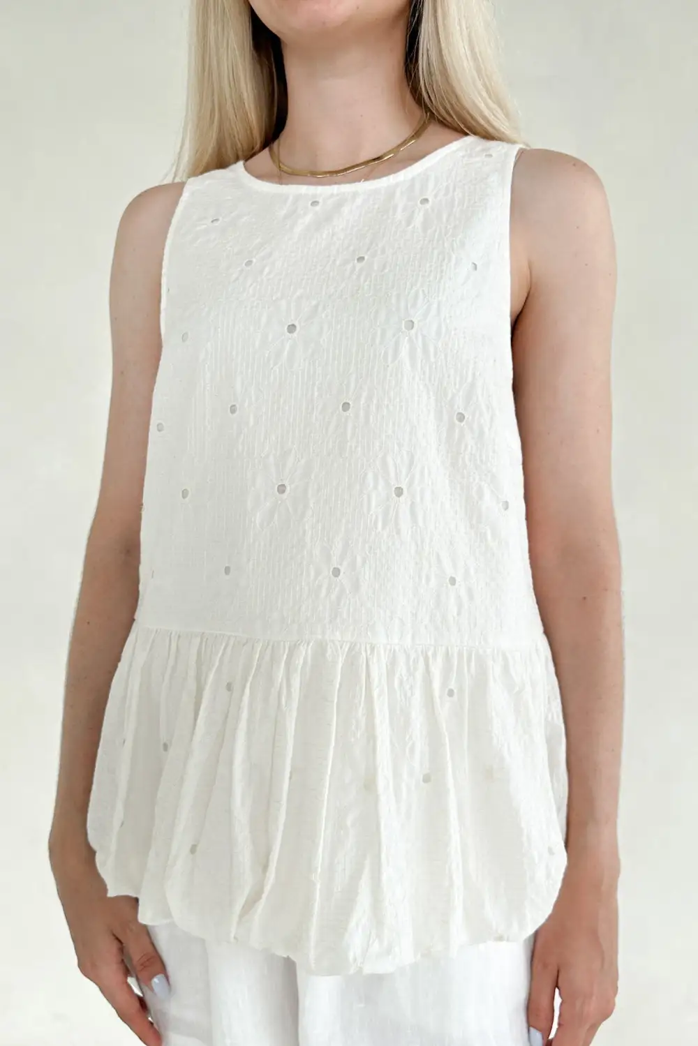 Casual Fit Soft Sleeveless Top