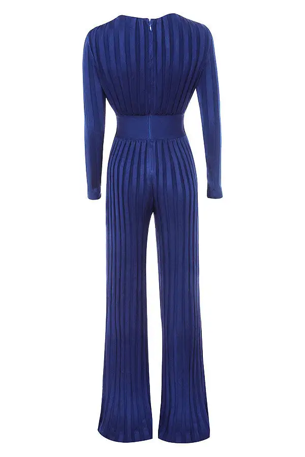 Plunging Glam Jumpsuit