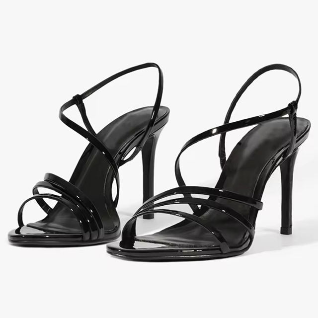 Noirena Patent Stiletto Sandals