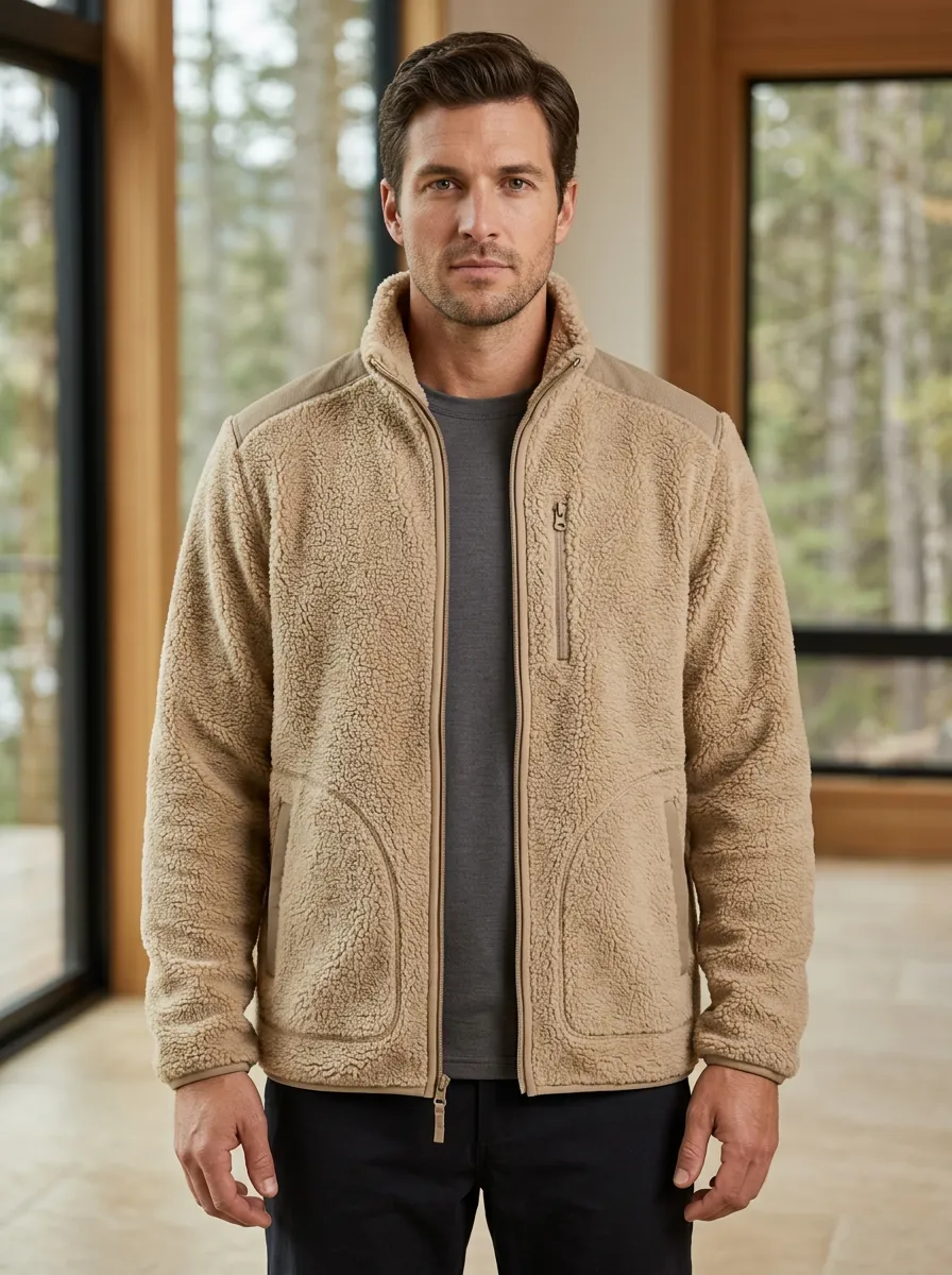 Sherpa Fleece Jacket