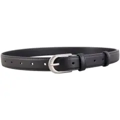 Artisan Statement Buckle Accent Belt
