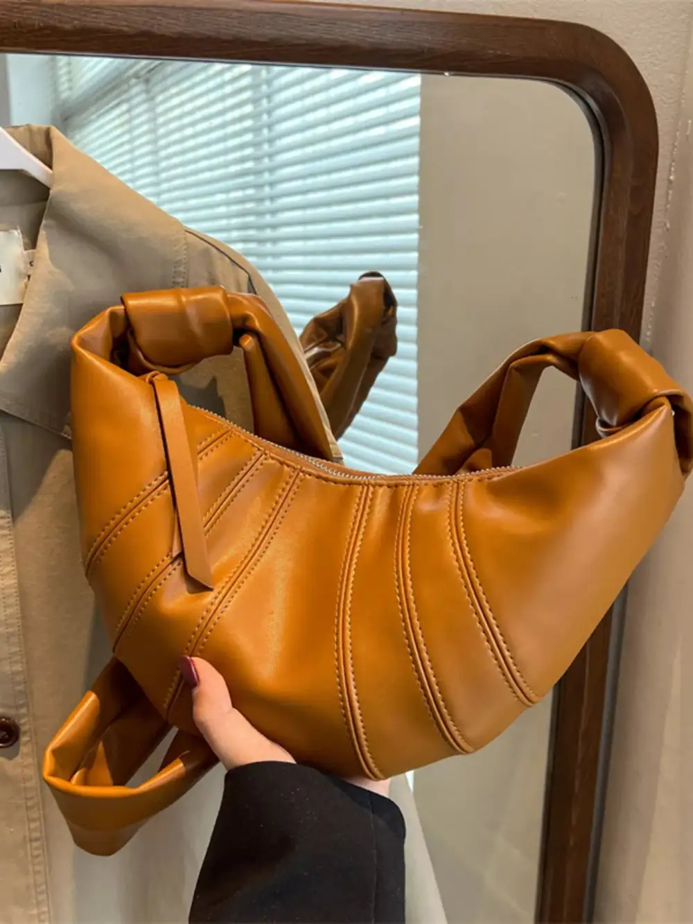 Stylish Crescent Hobo Crossbody Bag
