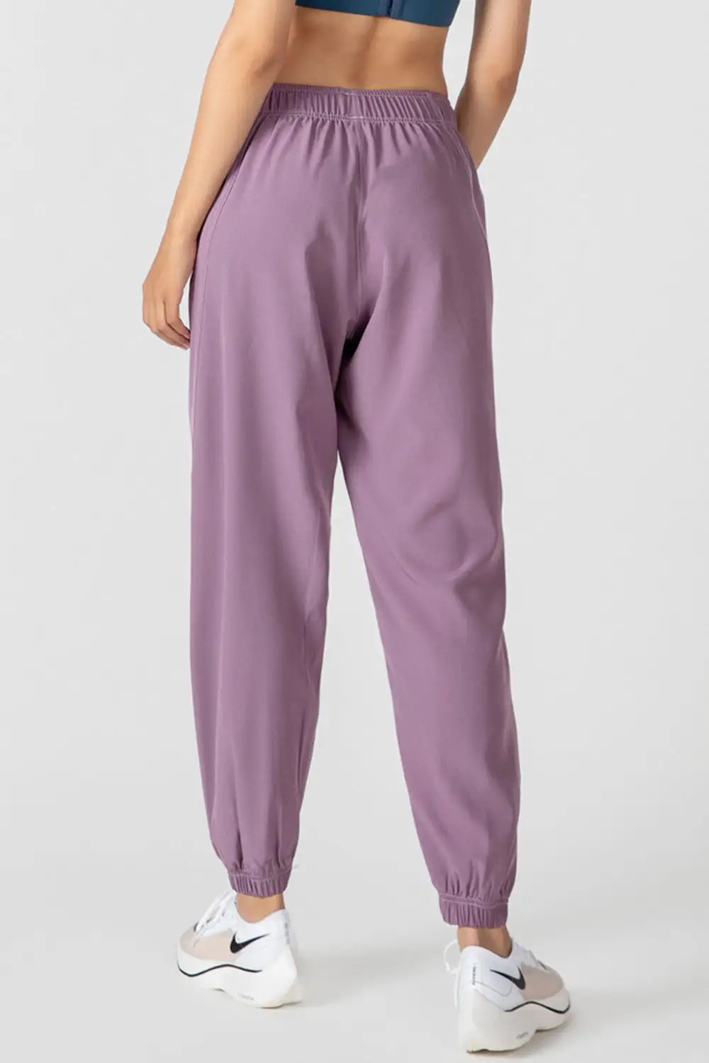 Drawstring Pocketed Jogger Pants