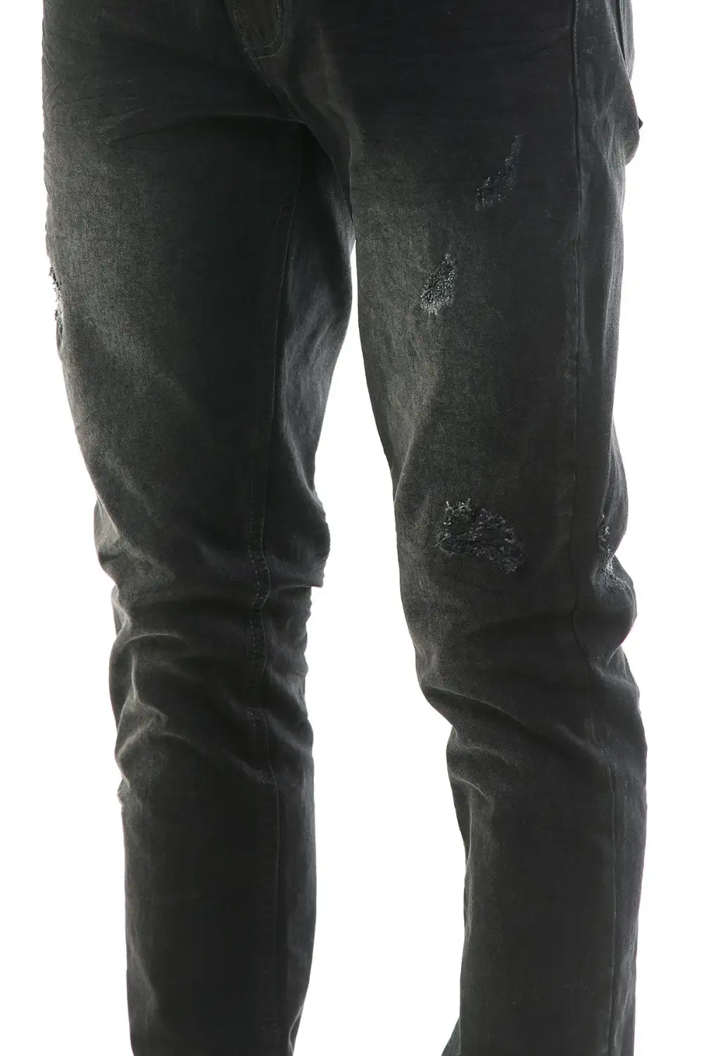 Men's Streetwear Skinny Distressed Stretch Jeans