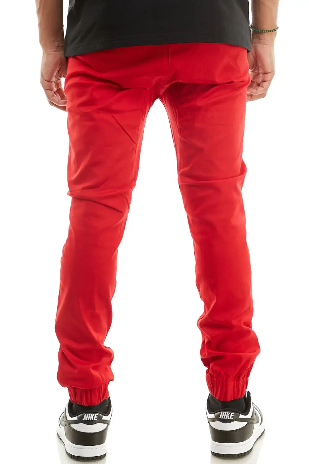 Men's Streetwear Stretch Jogger Twill Pants