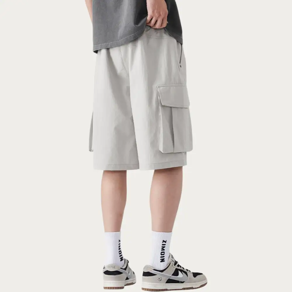 Drawstring Pocketed Lightweight Men's Casual Shorts