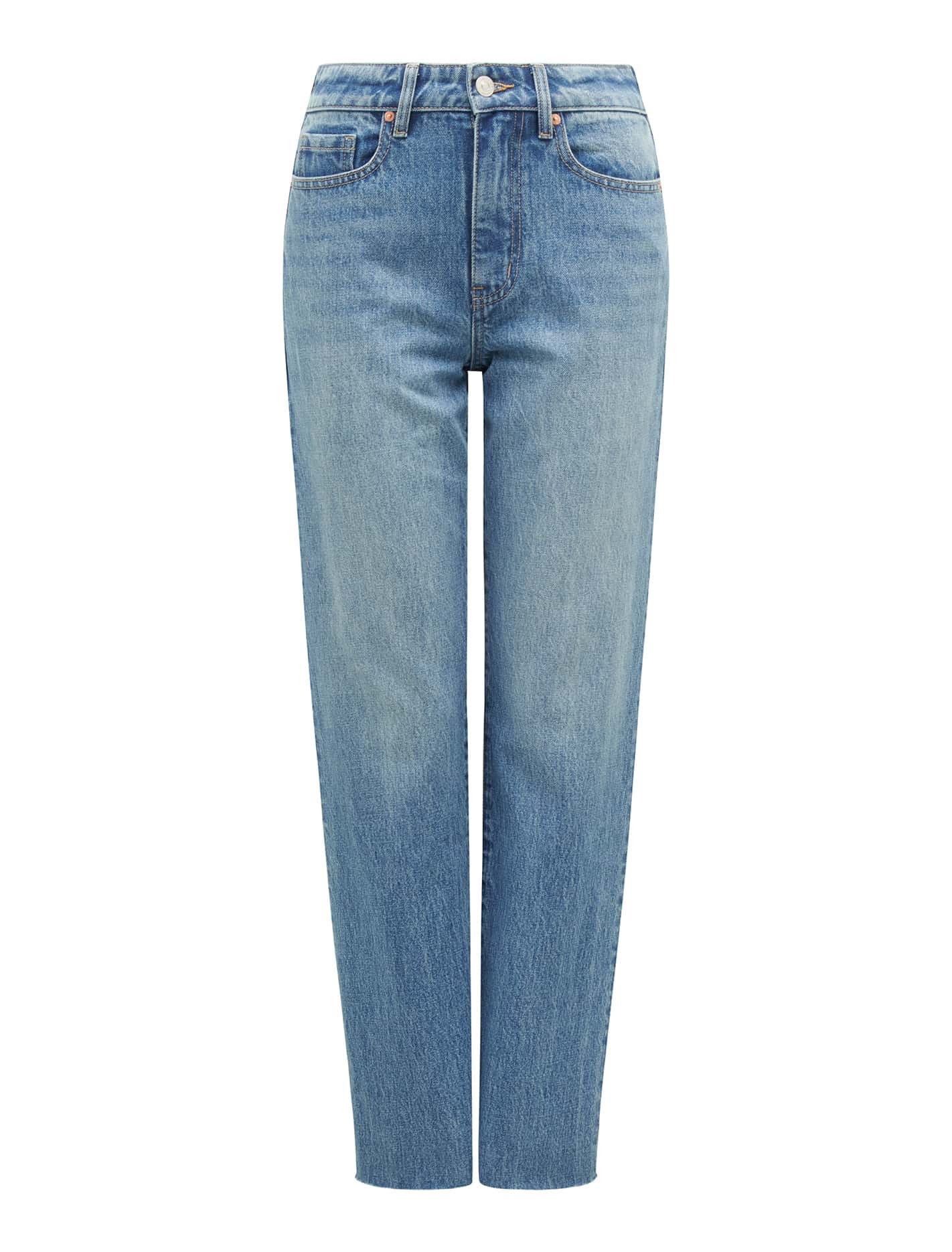 Ankle Blue Straight Jean