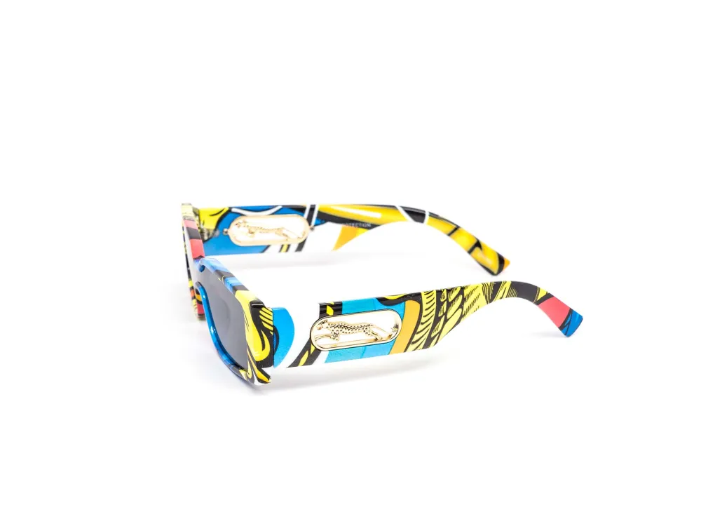 12-Pack Chunky Cat-Eye Rectangle Assorted Sunglasses