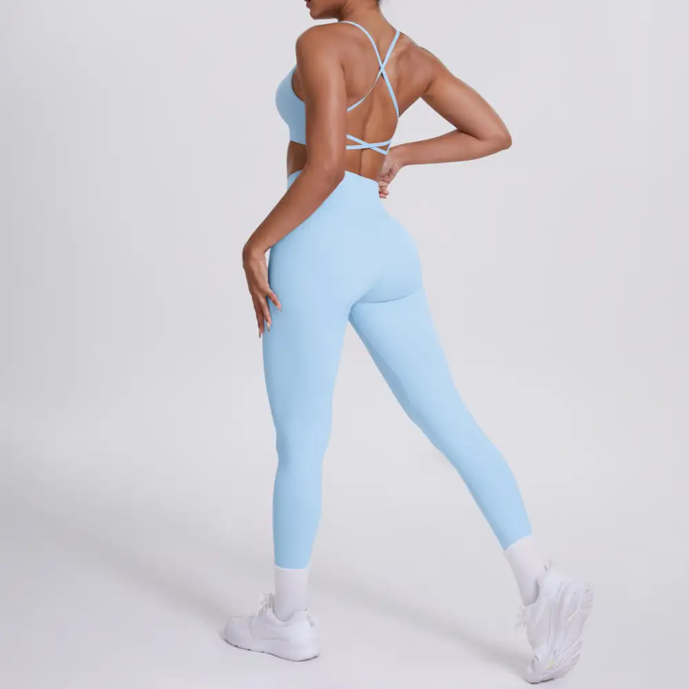 Quick-Dry Backless Two-Piece Activewear Active Set