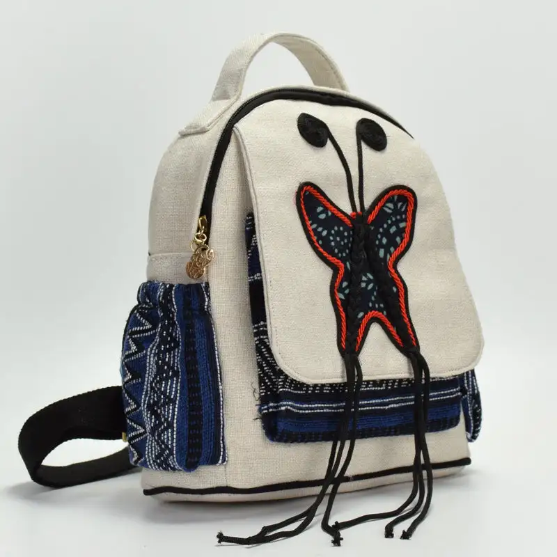 Embroidered Butterfly Backpacks Bag