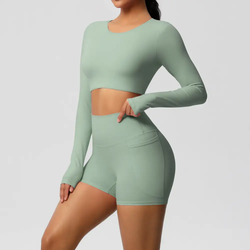 Brushed High-Waist Bra Active Set