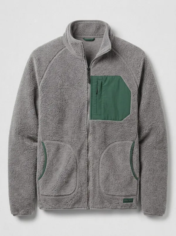 Hiking Contrast Pocket Fleece Jacket