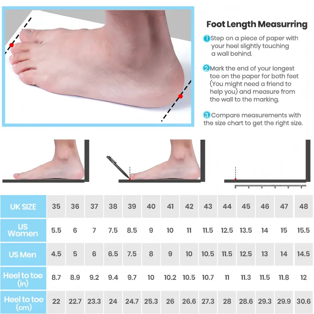 Wide Toe Box Waterproof Barefoot Shoes For Seniors