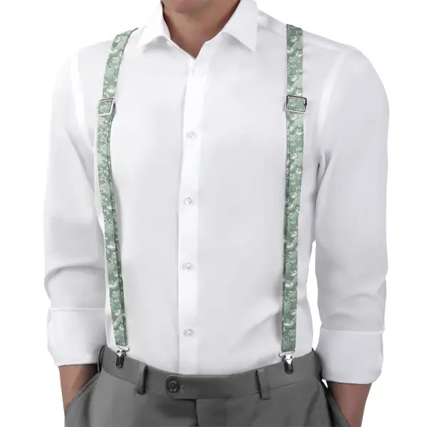 Francis Floral Pattern Suspenders