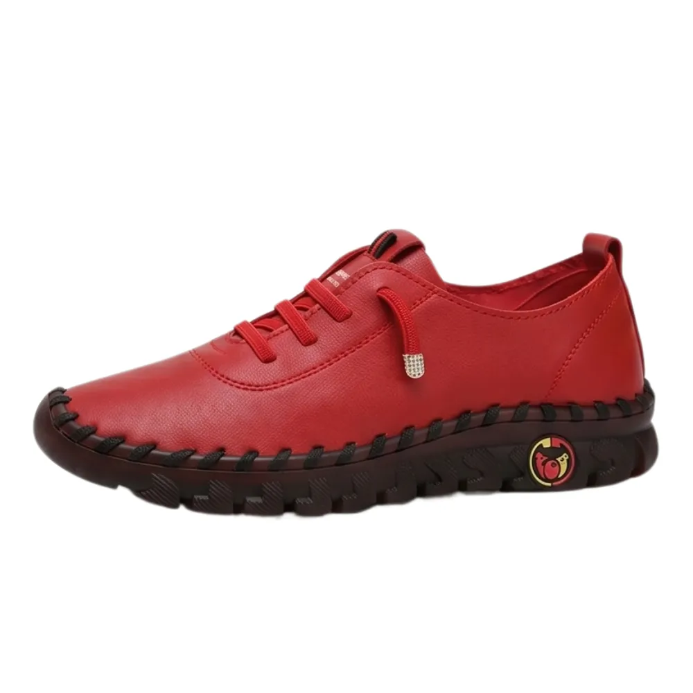 Hand-stitched PU Loafers