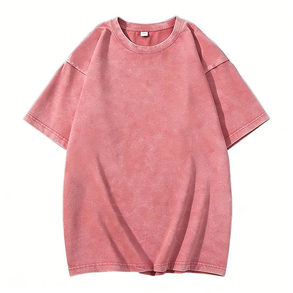Acid-washed T-shirt
