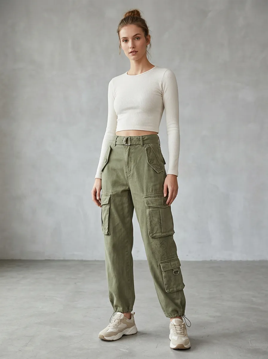 Signature Multi Pocket Silhouette Women's Multi Pocket Cargo Pants