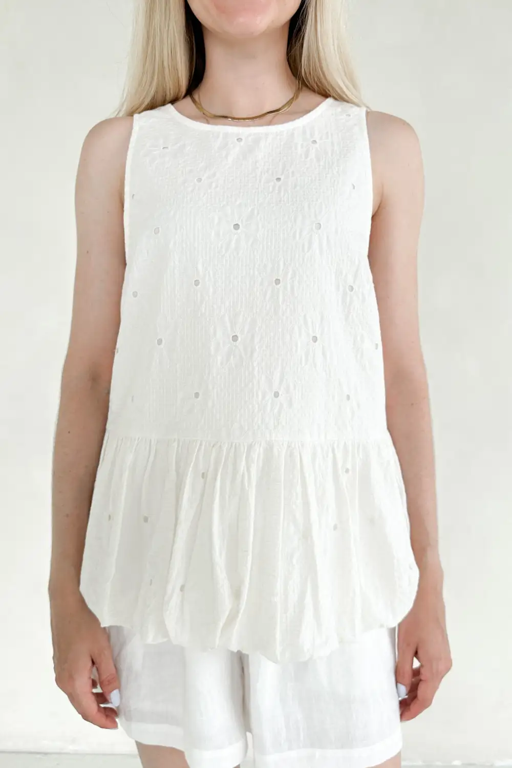 Casual Fit Soft Sleeveless Top