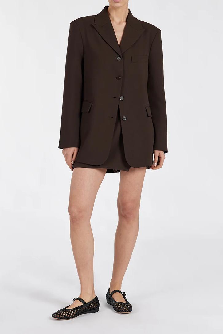 Button Front Blazer