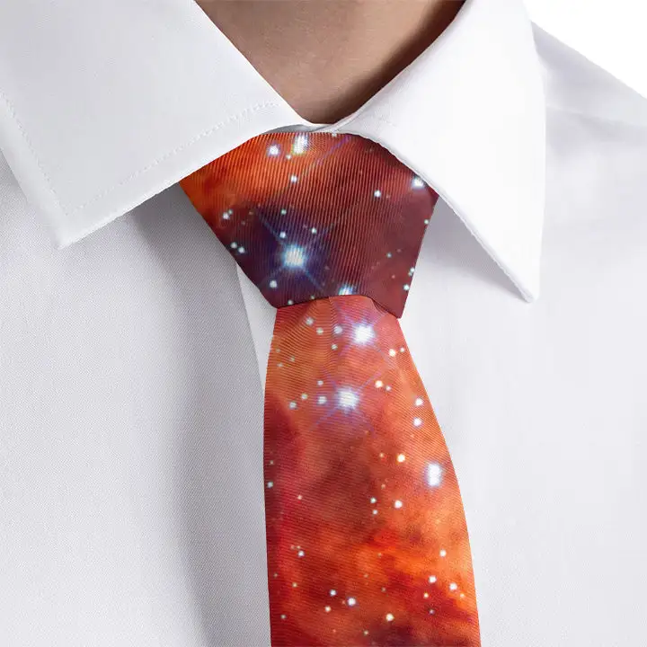 Refined Star Pattern Necktie