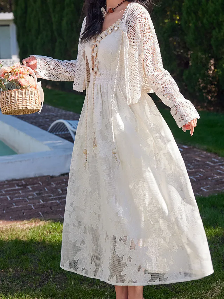 Boho Bohemian Spaghetti Strap Maxi Dress
