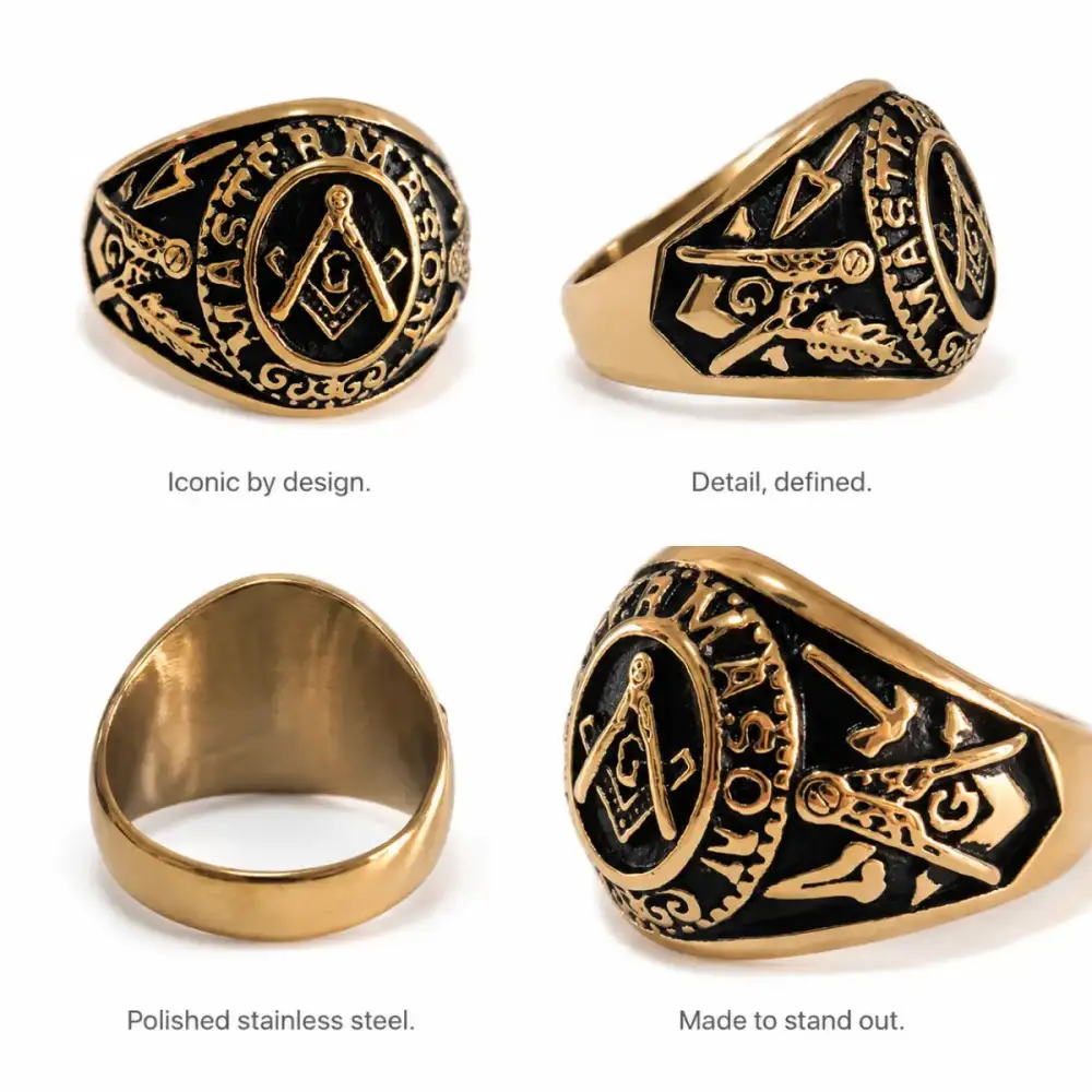 Men's Master Mason Degree Ring