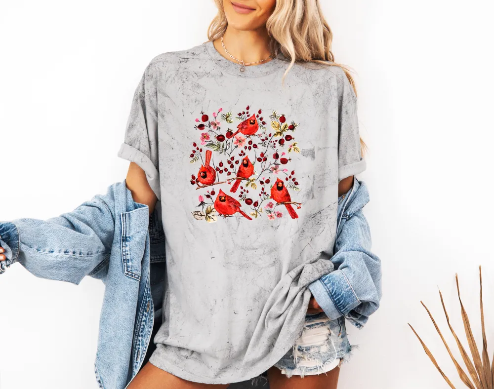 Songbird Graphic Garment Dyed Tee