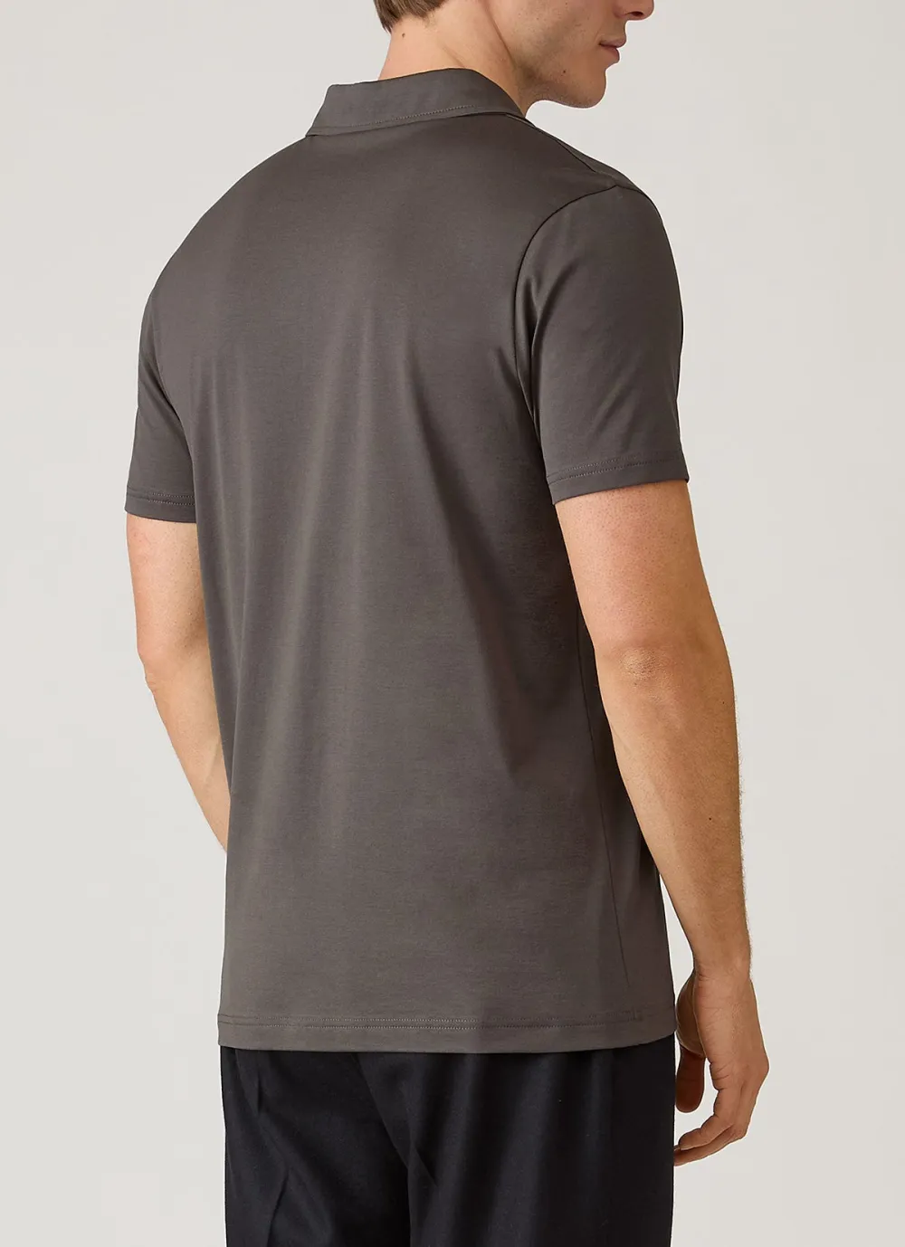 Polished Everyday Regular Fit Cotton Jersey Short Sleeve Polo Shirt