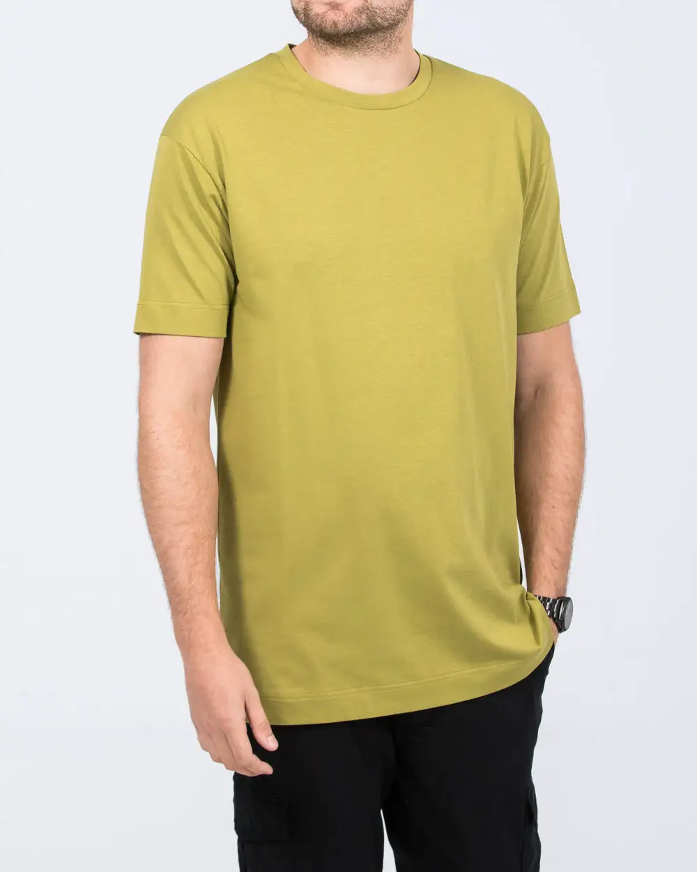 Simple Relaxed Crew Neck Short Sleeve T Shirt