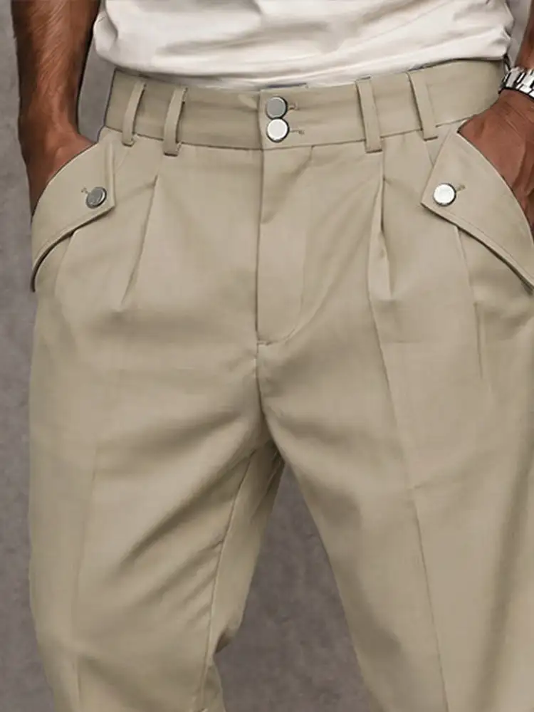Men's Smart Casual Pinstripe Shorts