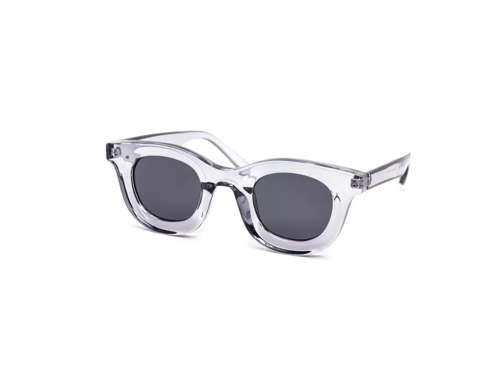 12-Pack Retro Round Translucent Sunglasses