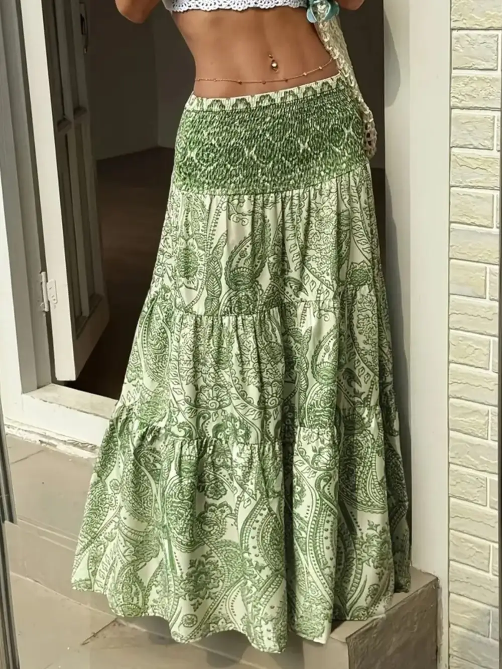 Sequin Maxi Skirt