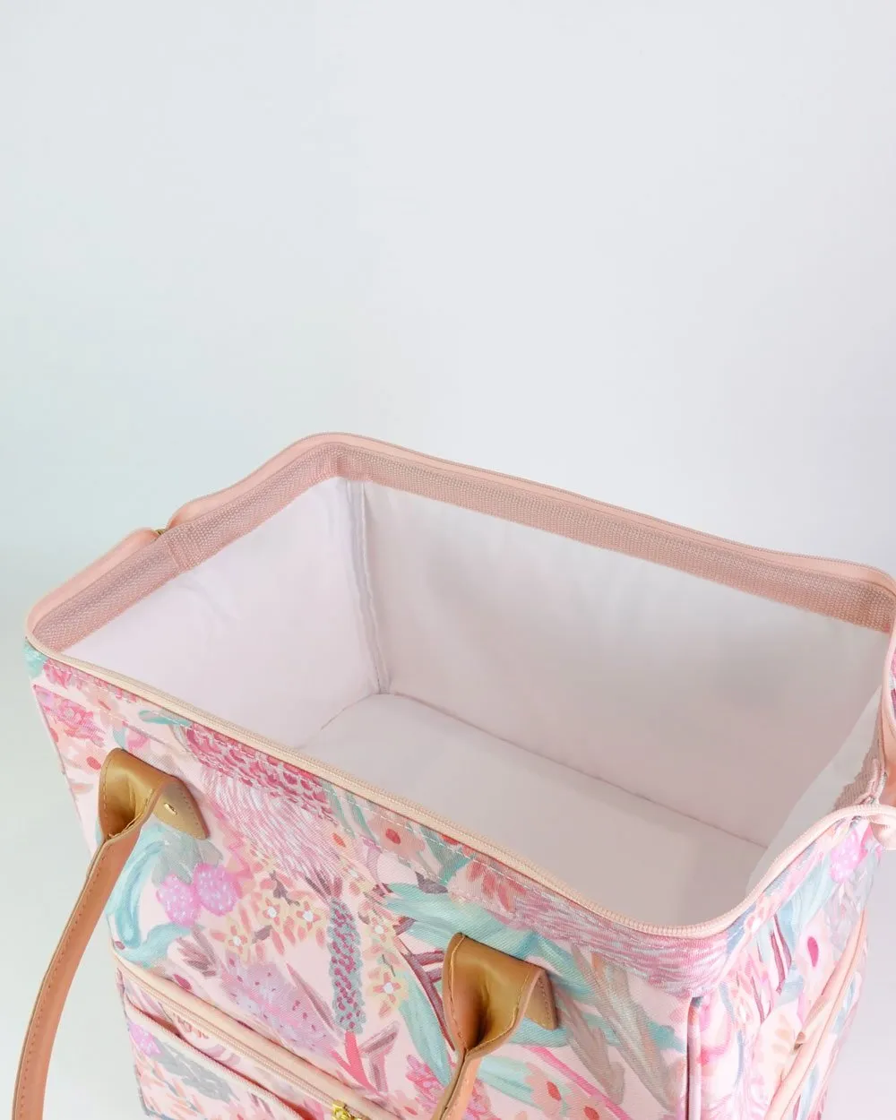 Floral Carry Cooler Bag For Outings