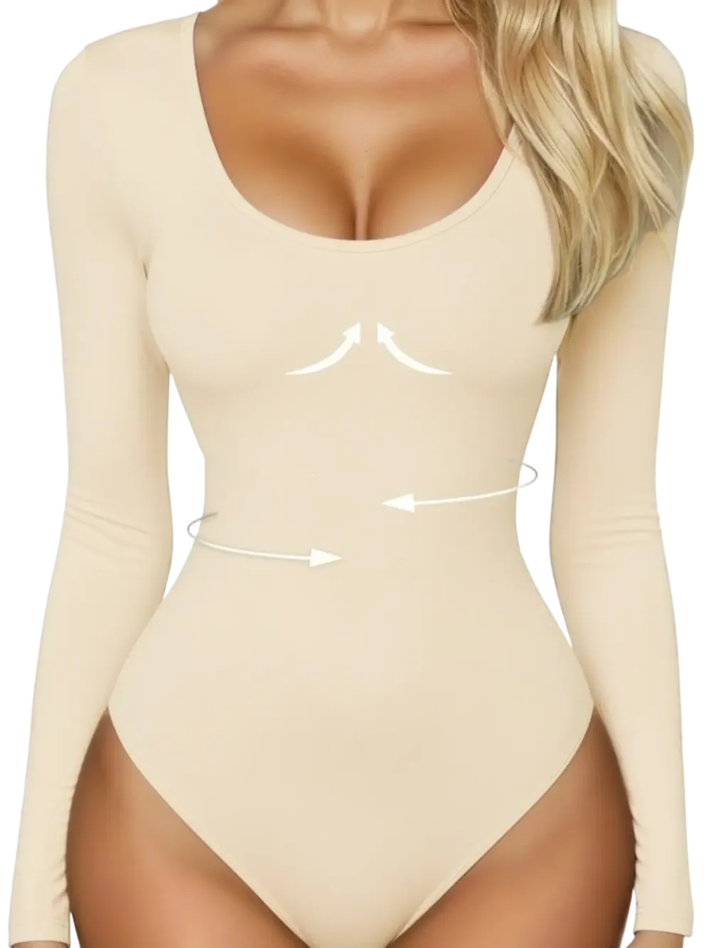 Women’s Ribbed Tummy Control Bodysuit