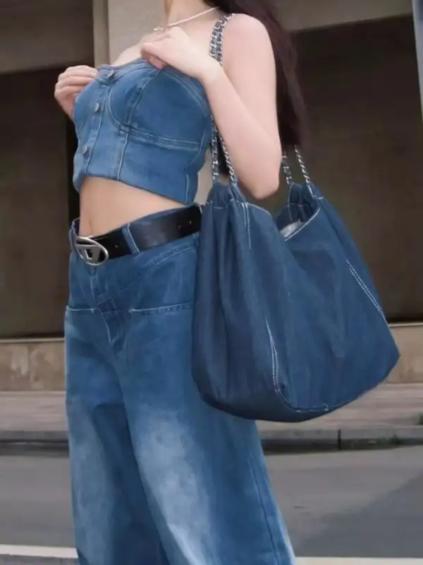 Chain Strap Tote Bag