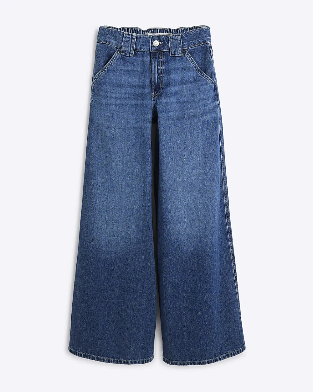 Women's Cotton Low Rise Wide Leg Pants