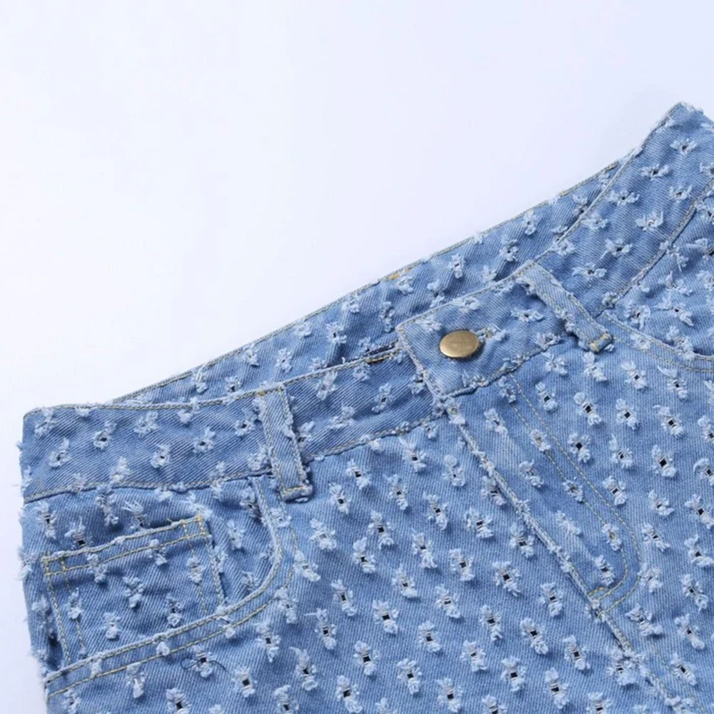 Vintage High Waist Ripped Jeans