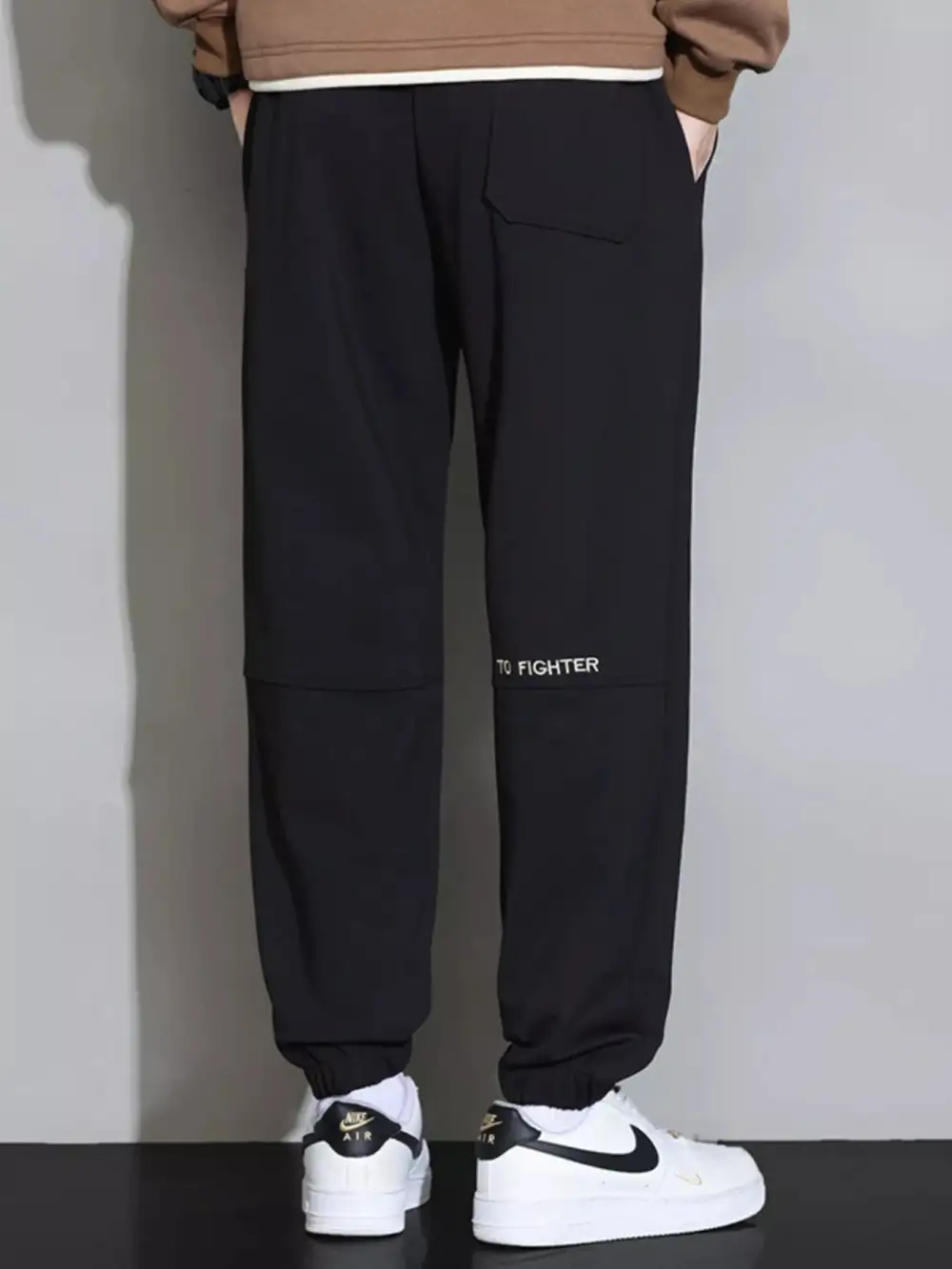 Men's Plus Size Casual Jogger Pants with Drawstring