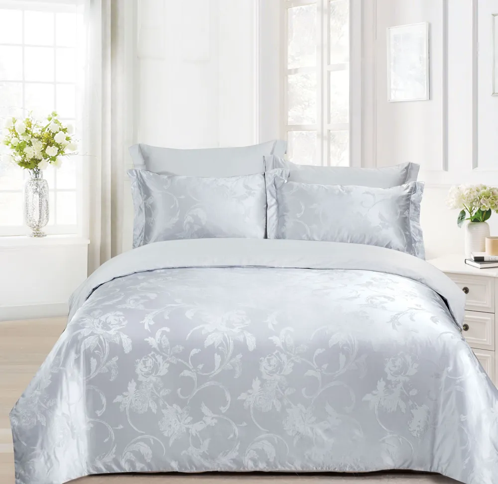 Balanced Long-Staple Cotton Jacquard Complete Bedding Set