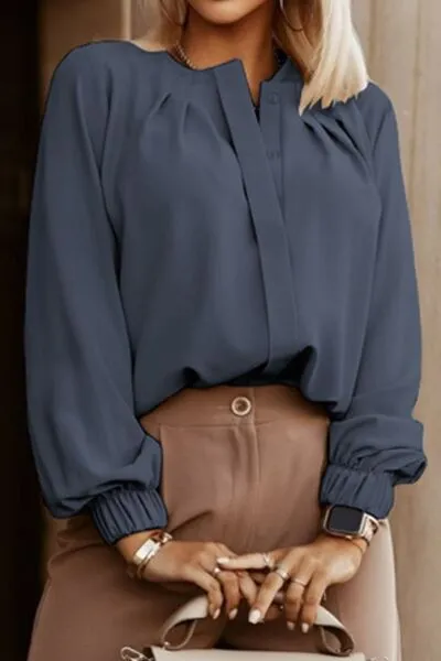 Relaxed Crew Neck Shirt