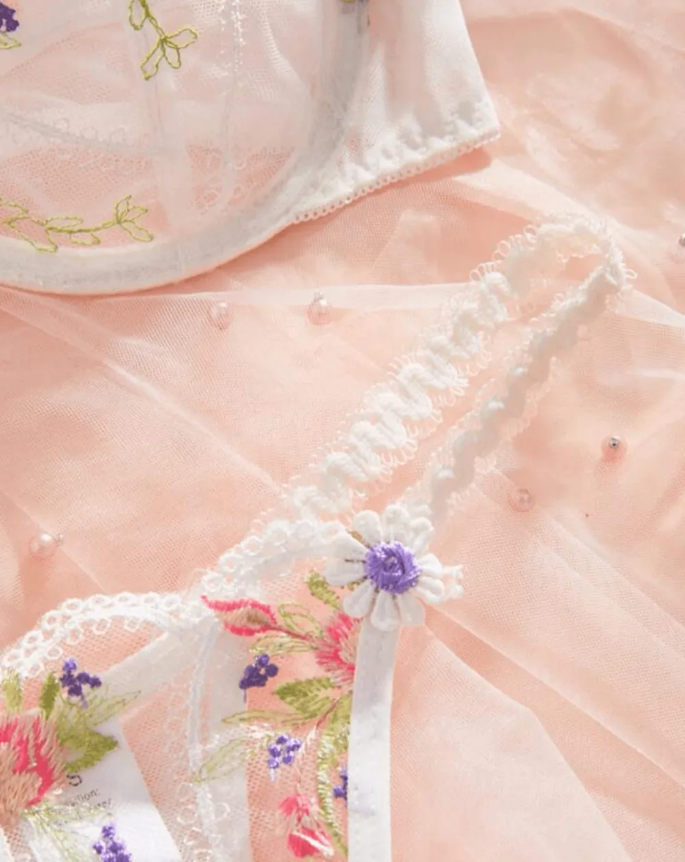 Layered Floral Lingerie Set