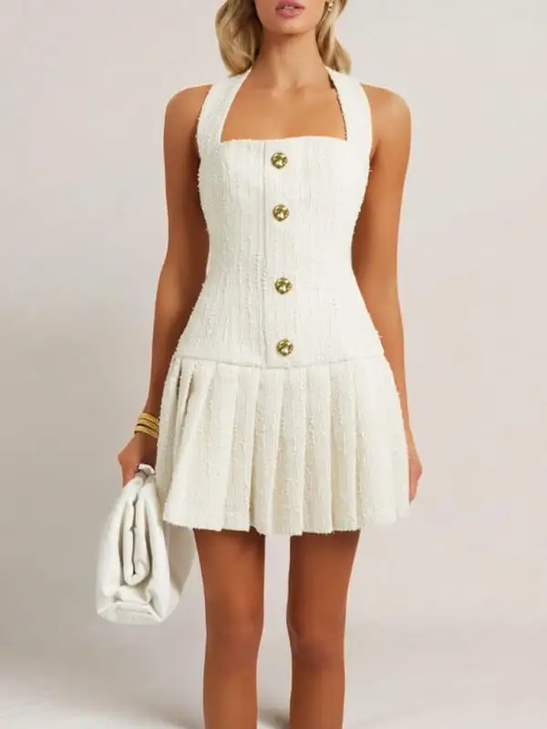 Soft Touch Pleated Dress