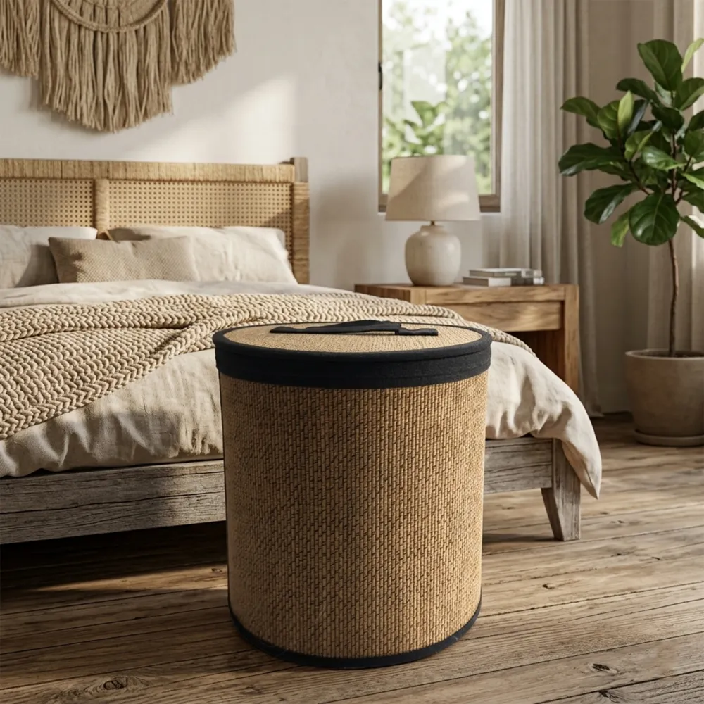 Simple Round Laundry Basket