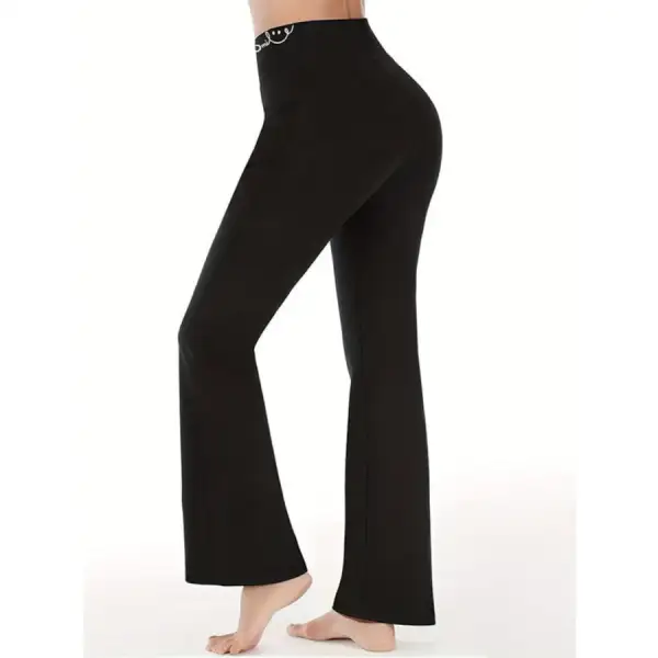 Bootcut High Rise Pants with Pockets