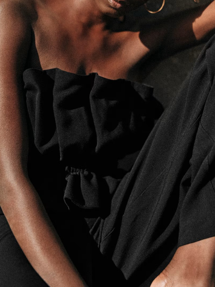 One Shoulder Crop Tops